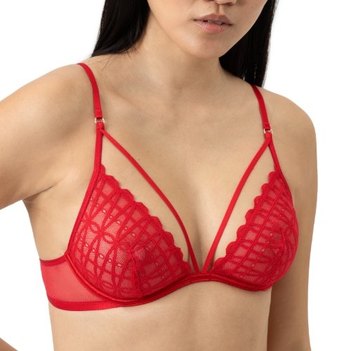 Mey Captivating red non-padded bra