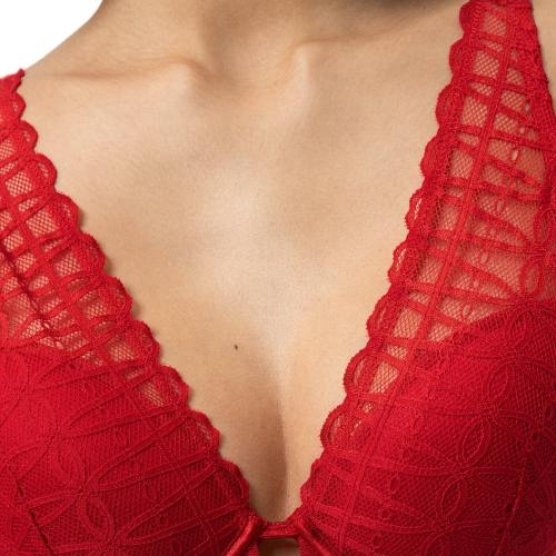Mey Captivating red padded bra