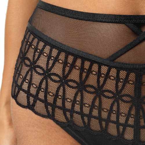 Mey Captivating black high waist brief