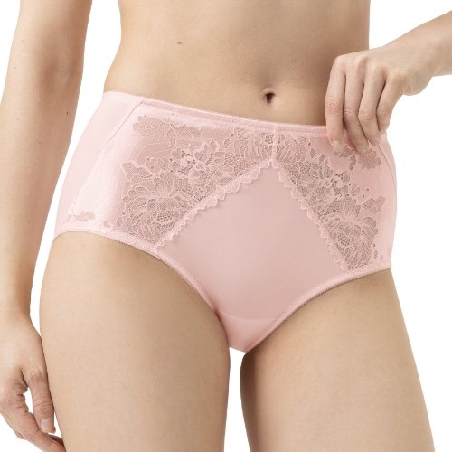 Mey Luxurious pink high waist brief