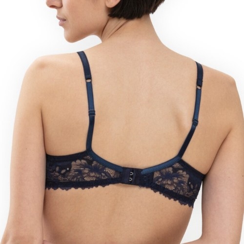 Mey Luxurious navy blue wireless bra