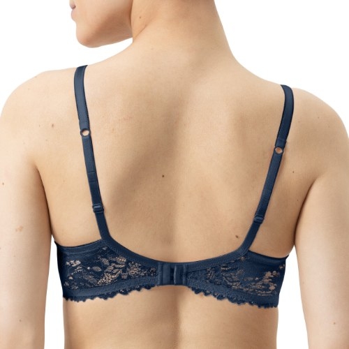 Mey Luxurious navy blue wireless bra