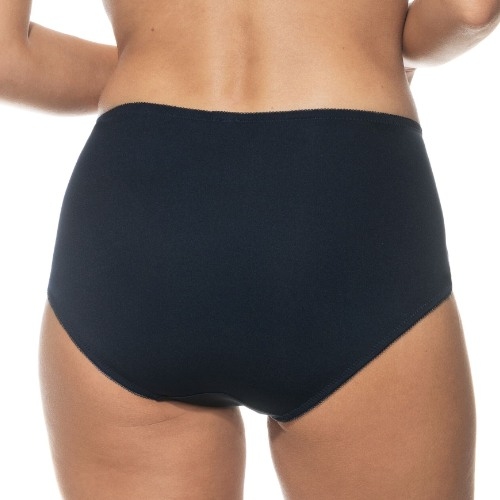 Mey Lingerie Luxurious navy blue high waist brief