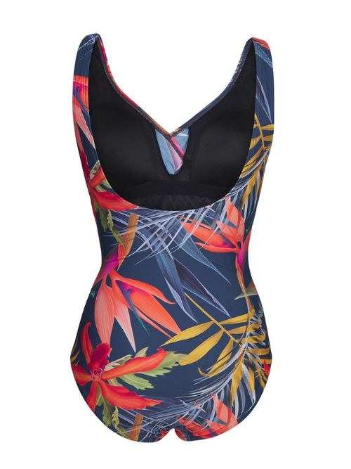 Bomain Bali navy/print bathingsuit