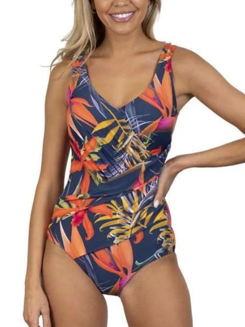 Bomain Bali navy/print bathingsuit