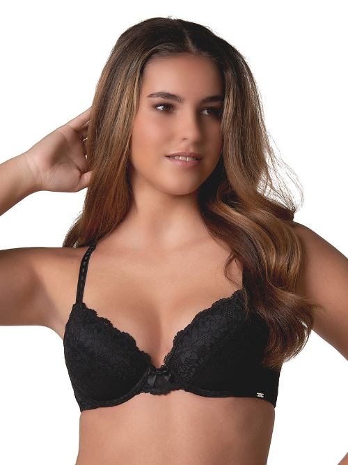 After Eden Molly black padded bra
