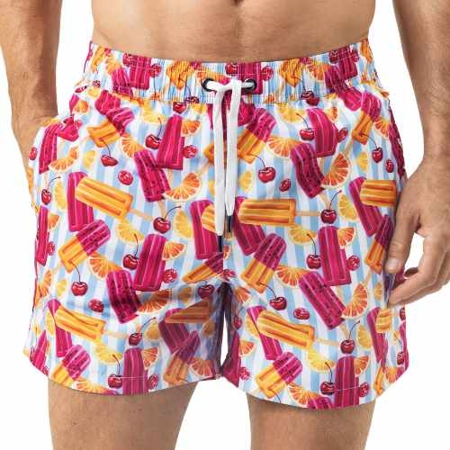 Mey Heren Swimwear blue/white swimshort