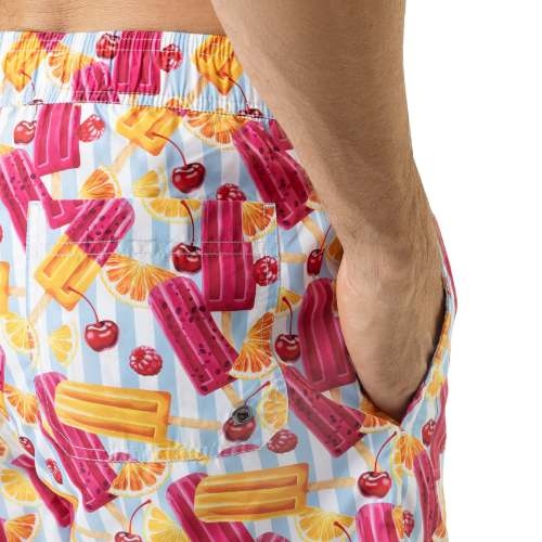 Mey Heren Swimwear blue/white swimshort