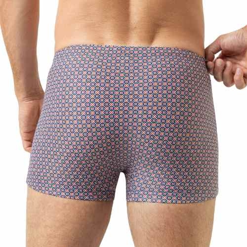 Mey Heren Swimwear blue/red swim boxer