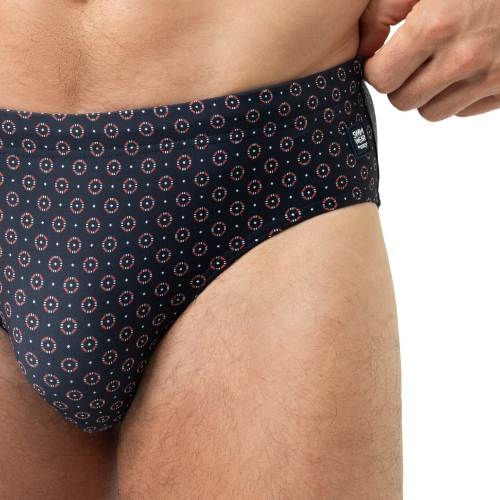 Mey Heren Swimwear navy blue swim brief