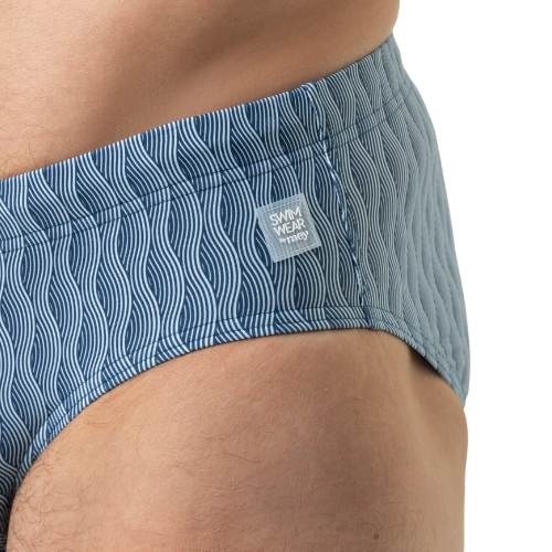 Mey Heren Swimwear blue swim brief