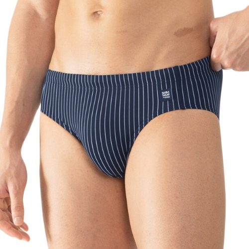 Mey Heren Swimwear navy blue swim brief