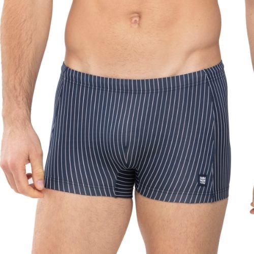 Mey Heren Swimwear navy blue swim boxer