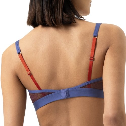 Mey Lingerie Poetry Style blue/red wireless bra