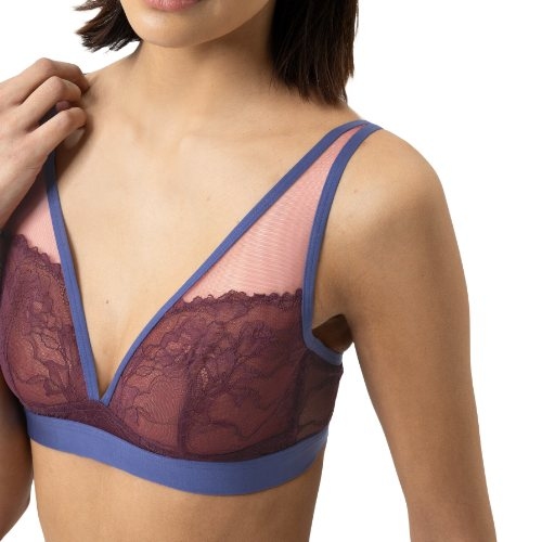 Mey Lingerie Poetry Style blue/red wireless bra
