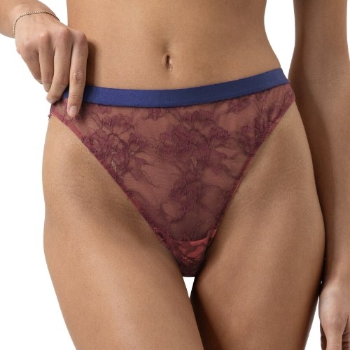 Mey Lingerie Poetry Style blue/red thong
