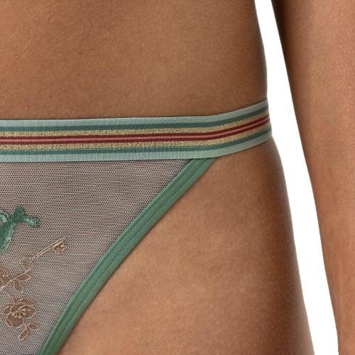 Mey Lingerie Poetry Zap Zarapp green thong