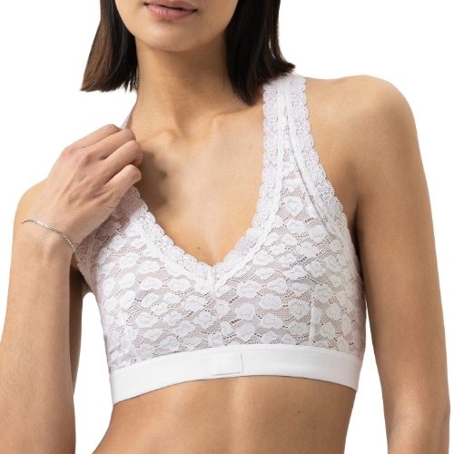 Mey Lingerie Savage Lace white wireless bra