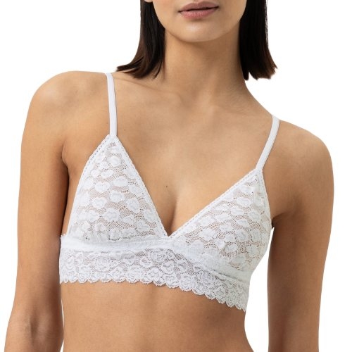 Mey Lingerie Savage Lace white wireless bra