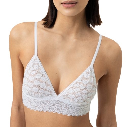 Mey Lingerie Savage Lace white wireless bra