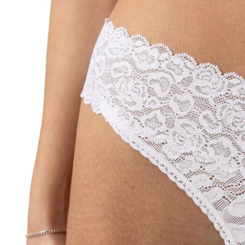 Mey Lingerie Savage Lace white thong