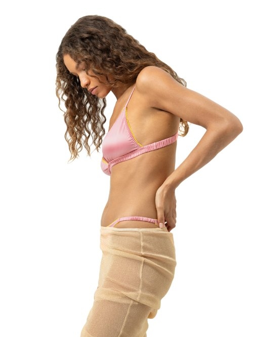 Mey Lingerie Poetry Glossy pink wireless bra