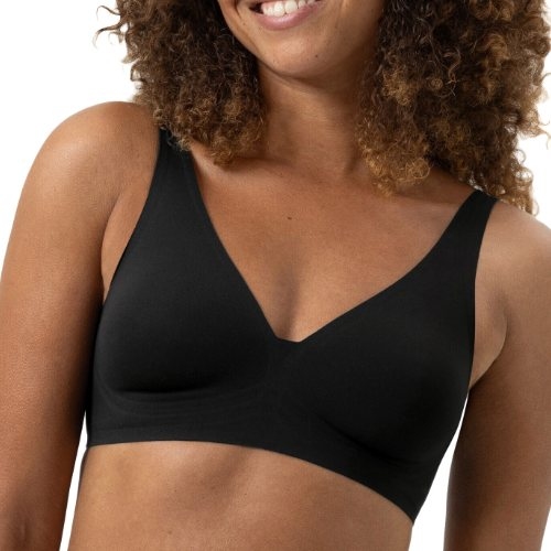 Mey Lingerie Invisibles black wireless bra