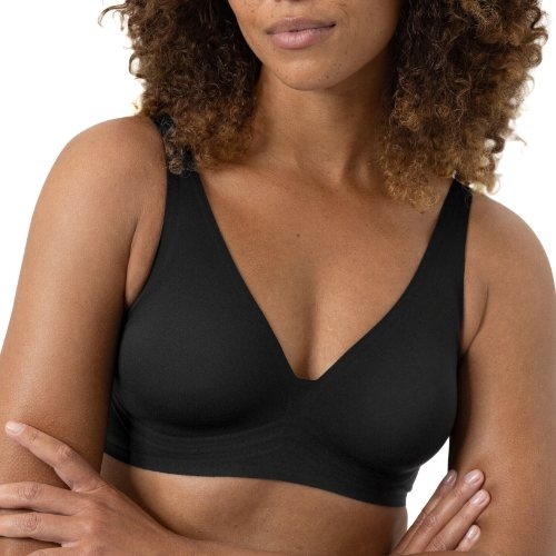 Mey Lingerie Invisibles black wireless bra