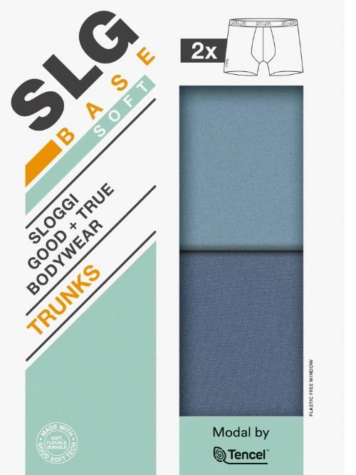 Sloggi Men SLG Base Soft blue modal trunk