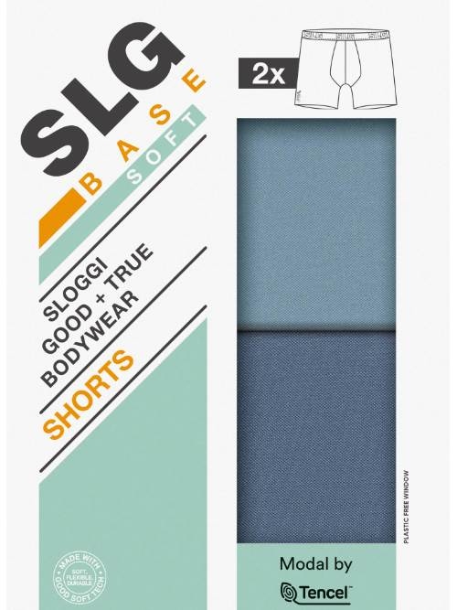 Sloggi Men SLG Base Soft blue modal boxershort