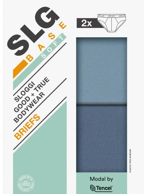 Sloggi Men SLG Base Soft blue men brief