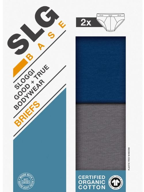 Sloggi Men SLG Base grey/blue men brief