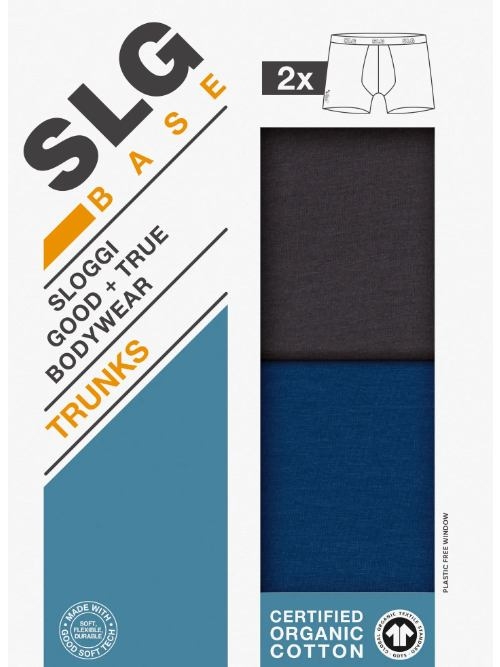Sloggi Men SLG Base black/blue trunk