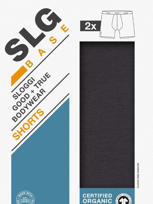 Sloggi Men SLG Base black cotton boxer short