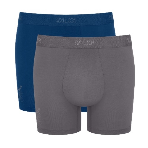 Sloggi Men SLG Base grey/blue cotton boxer short