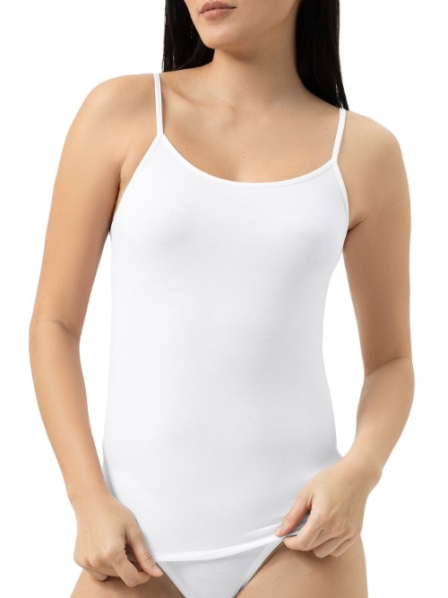 Mey Lingerie Modal Pure white spaghetti top