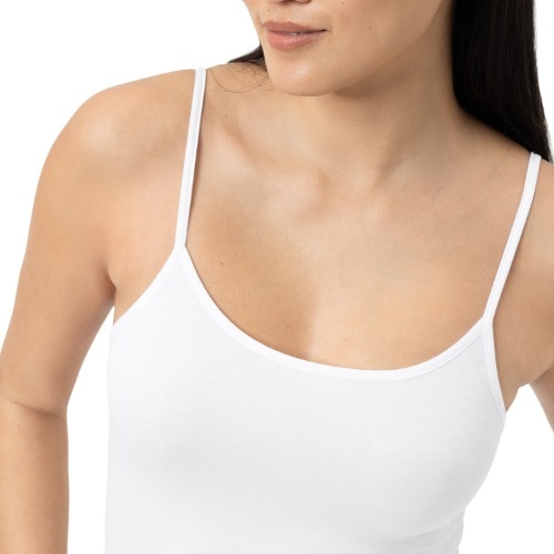 Mey Lingerie Modal Pure white spaghetti top