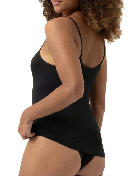 Mey Lingerie Modal Pure black spaghetti top