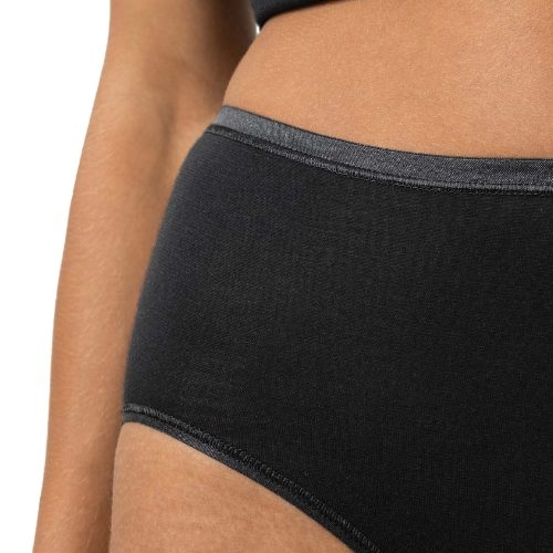 Mey Lingerie Modal Pure black high waist brief