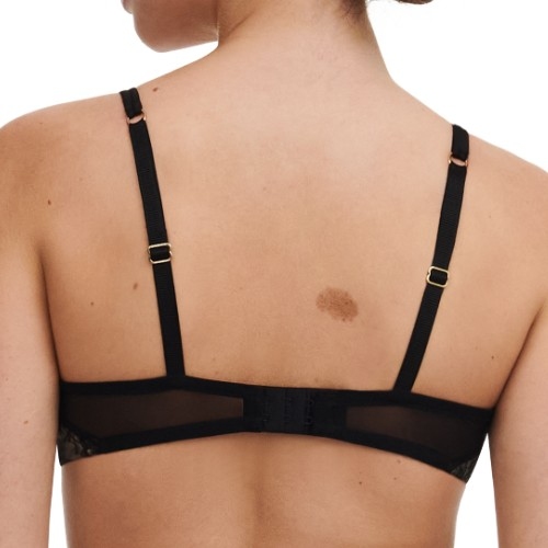 Chantelle Slash black non-padded bra