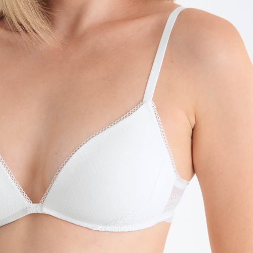 Lisca Fresh white wireless bra