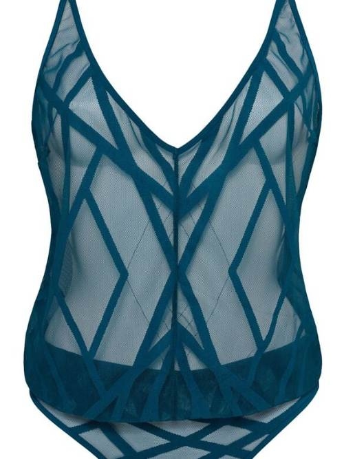 Marlies Dekkers sample Illusionist petrol body