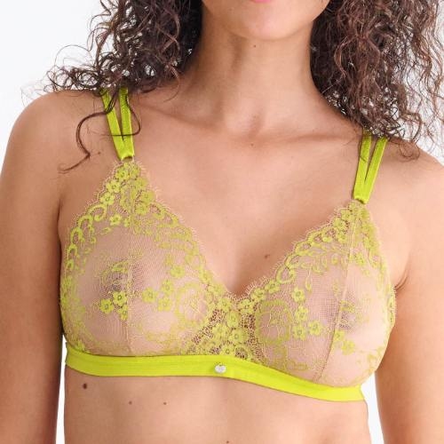 Lisca Highlight green non-padded bra