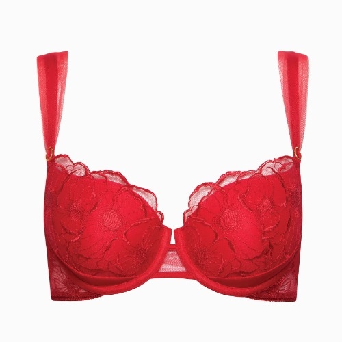 Lisca Miracle red padded bra