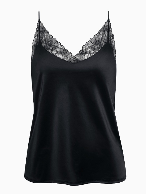 Lisca Destiny black spaghetti top