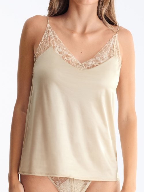 Lisca Destiny crème spaghetti top