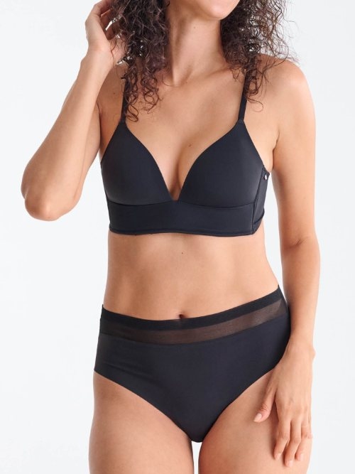 Lisca Sia black wireless bra