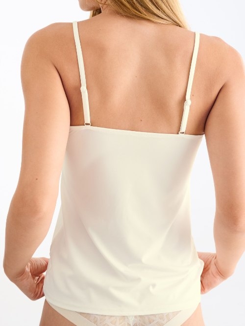 Lisca Opal crème spaghetti top