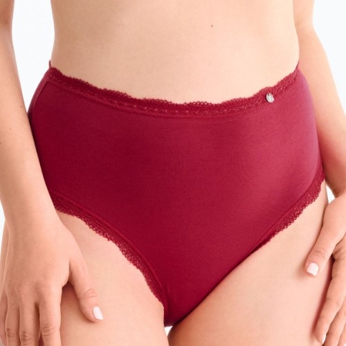 Lisca Everyday bordeaux high waist brief
