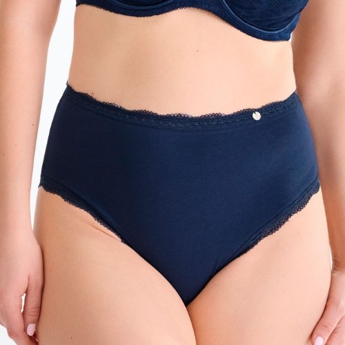 Lisca Everyday navy blue high waist brief